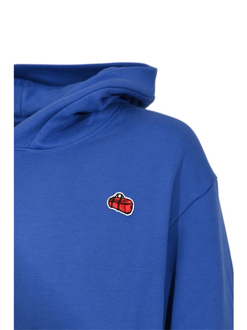 Felpa in cotone con patch ricamo bag Blu The North Face | NF0A8EU8CZ61